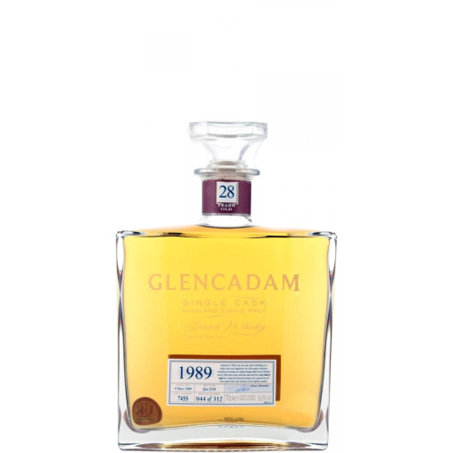 Glencadam 1989 28yo single cask collectable and rare whisky from Scotland