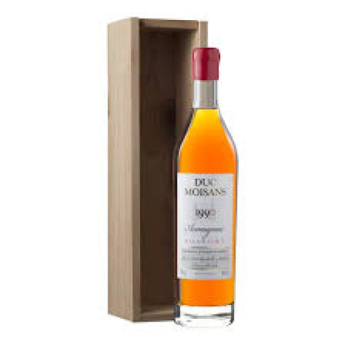 Duc Moisans Vintages Armagnac 1990 wooden box 0.7l 40%