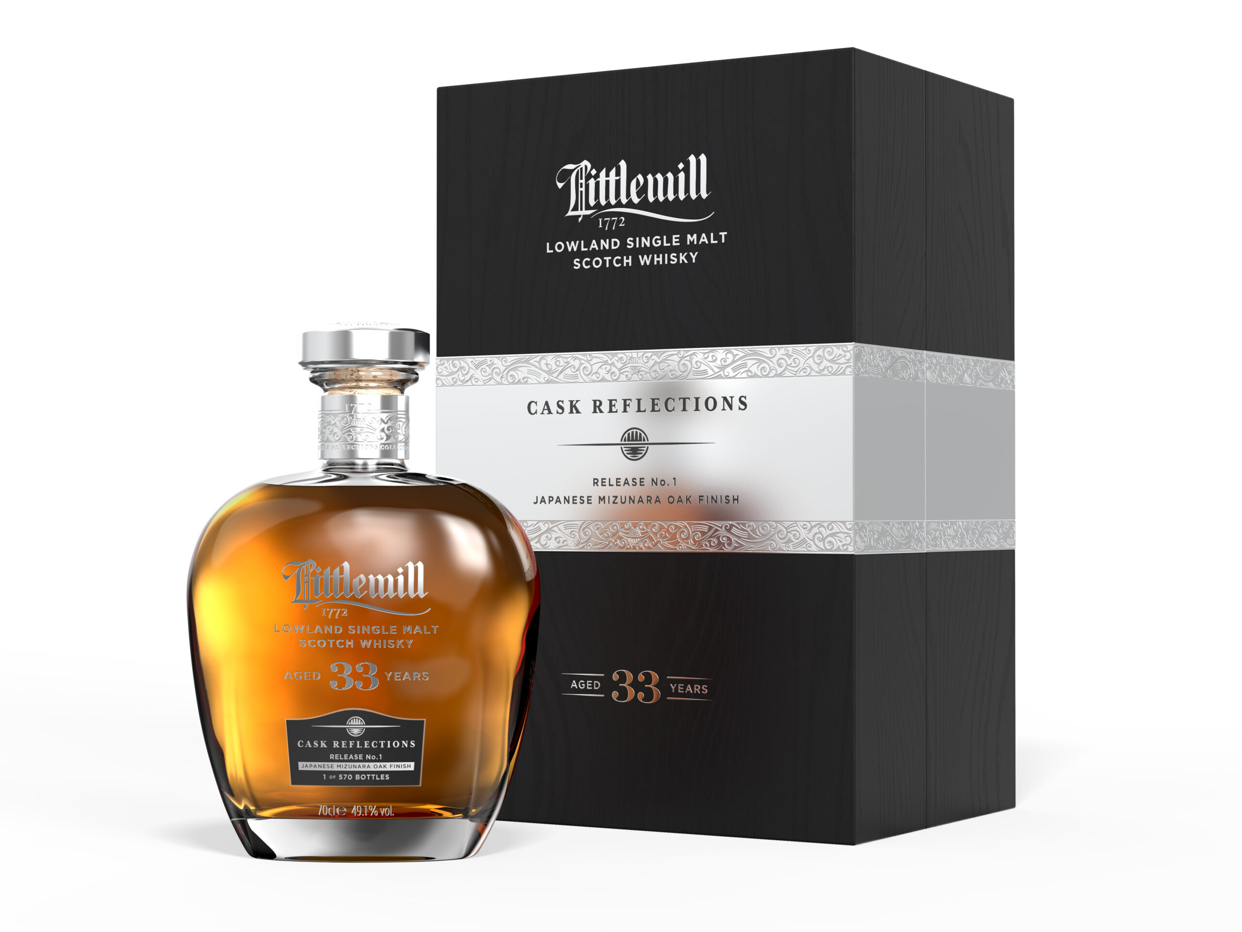 Littlemill 33 Years Old Release No.1 Cask Reflections 0.7l 49.1% - Imatge 3