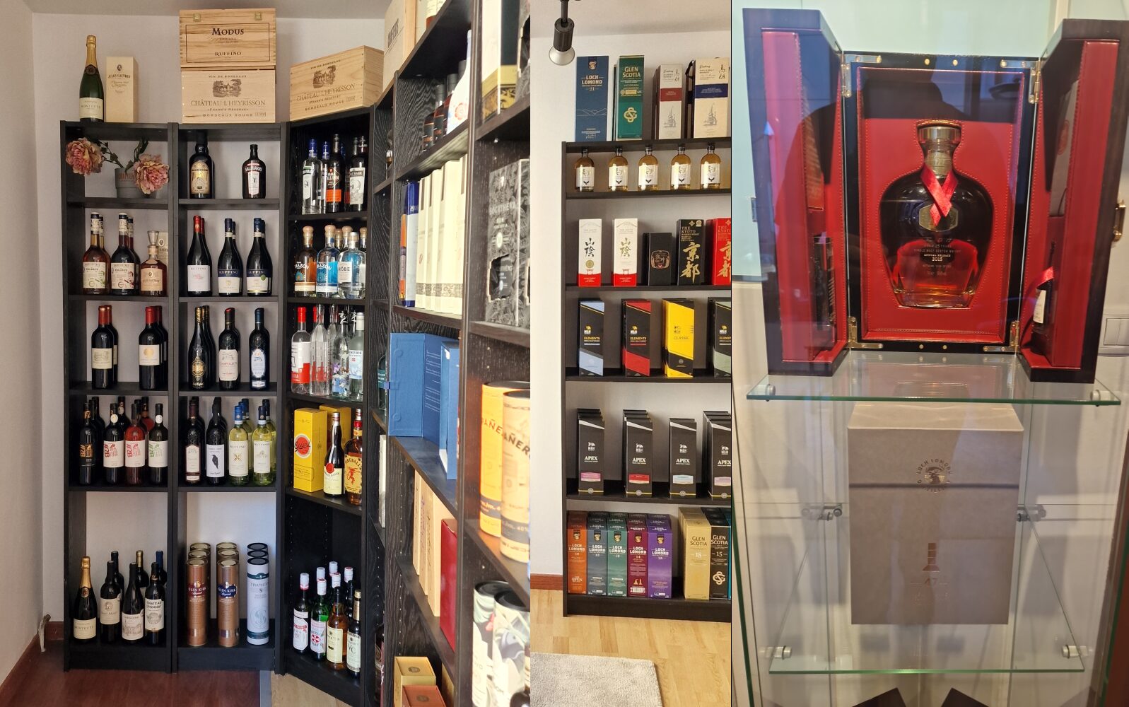 WHISKY.AD shop shelves with premium spirits - Andorra la Vella