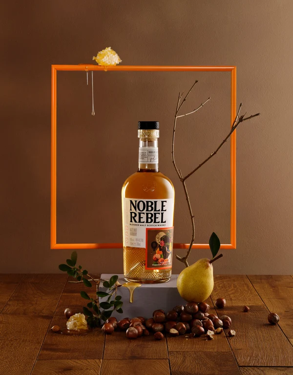Noble Rebel Hazelnut Harmony Blended Malt Scotch Whisky 46% 0.7L