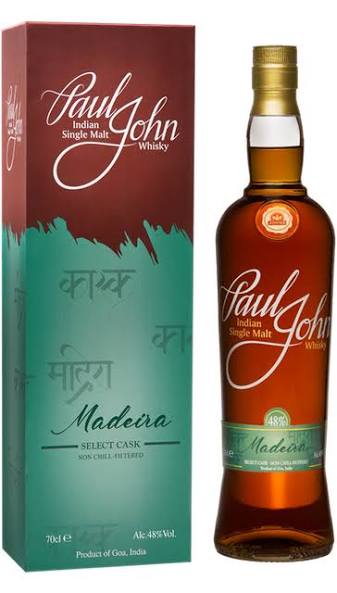 Paul John Single Malt Whisky Madeira Select Cask 48% 0.7L