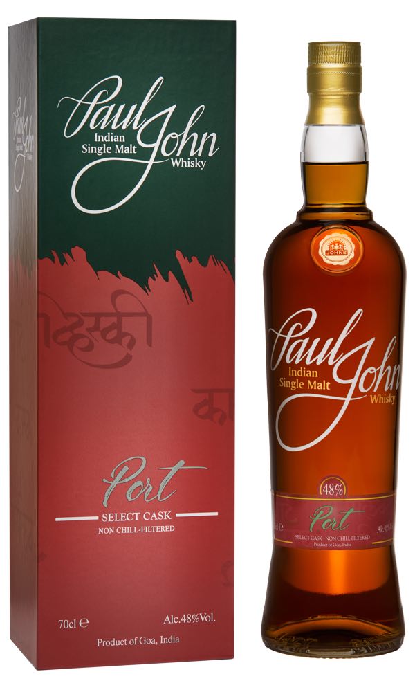 Paul John Single Malt Whisky — Port Select Cask 48% 0.7l