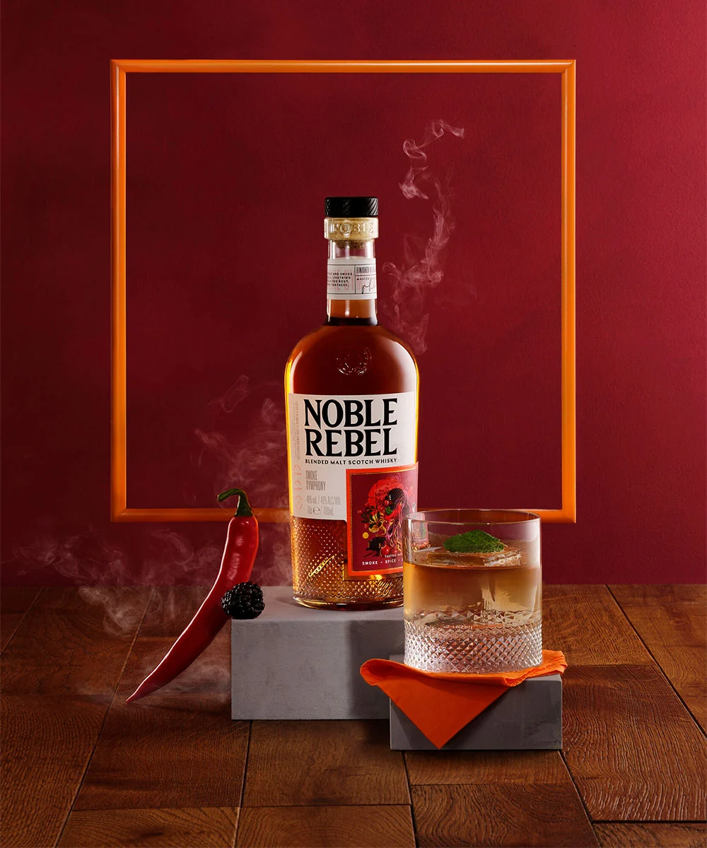 Noble Rebel Smoke Symphony Blended Malt Scotch Whisky 46% 0.7L
